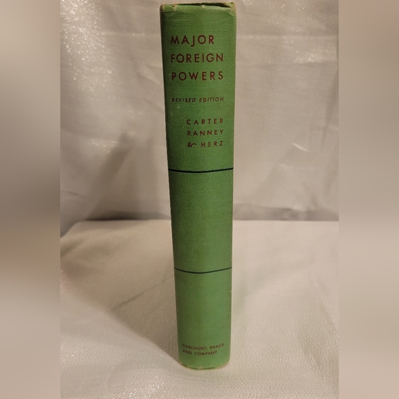VTG HC 1952 Textbook Major Foreign Powers Revised Edition Gwendolen. M Carter - Picture 2 of 16